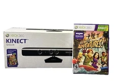 Xbox 360 Kinect Sensor Camera Bundle with Kinect Adventures, New Open Box