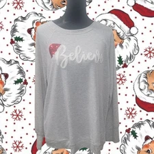 Philosophy Ladies "BELIEVE" Pajama/Lounge Top Size 1X/TG