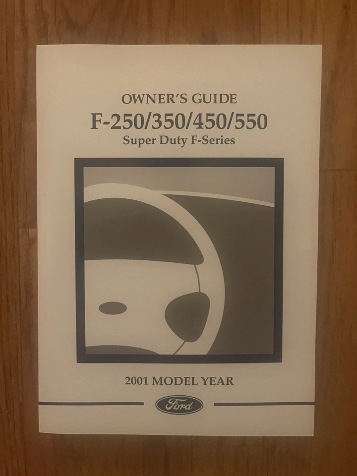 2001 Ford Super Duty F-250 F-350 F-450 Owner’s Manual & Case ORIGINAL NEAR MINT! - Image 2 of 4