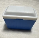 Barbie Picnic Blue ice cooler 1980's picnic kitchen dollhouse beach T6-7