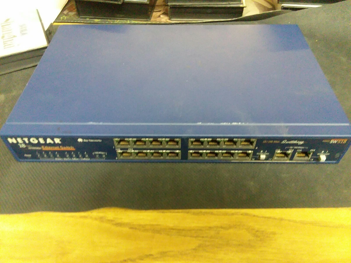 Sw518 Netgear 18 port 10100 mps Ethernet Switch | eBay