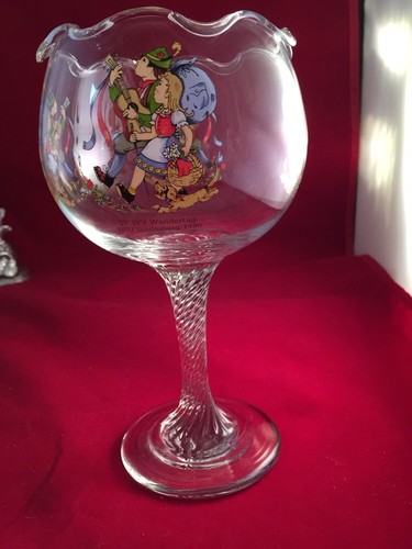 German Glass Vintage 17.IVV Wandertag WSV Schomberg 1990