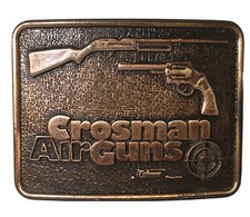 Crossman Air Guns Vintage Belt Buckle By Coleman Made In Canada