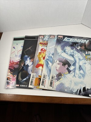 Marvel Comics: Iceman Vol. 4 (2018) #1-5 Complete Set