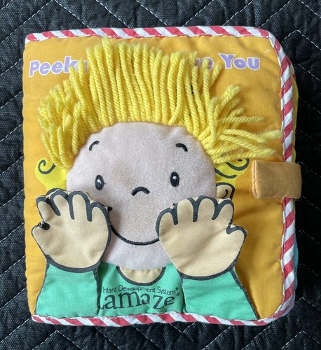 Lamaze Peekaboo, I Love You Cloth Kids Book Soft Lift Flaps Peek-a-boo
