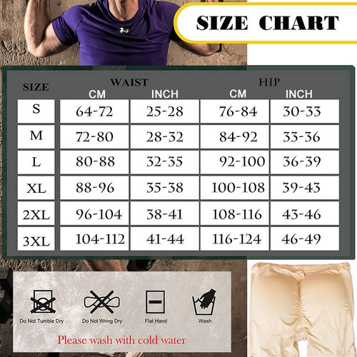 Mens Padded Underwear Pants Hip Butt Lift Boxer Shorts Tummy Control Body Shaper - Picture 20 of 38