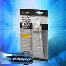 High Temperature 500°F RTV Gray Silicone Sealant Adhesive Glue Gasket Maker 3oz