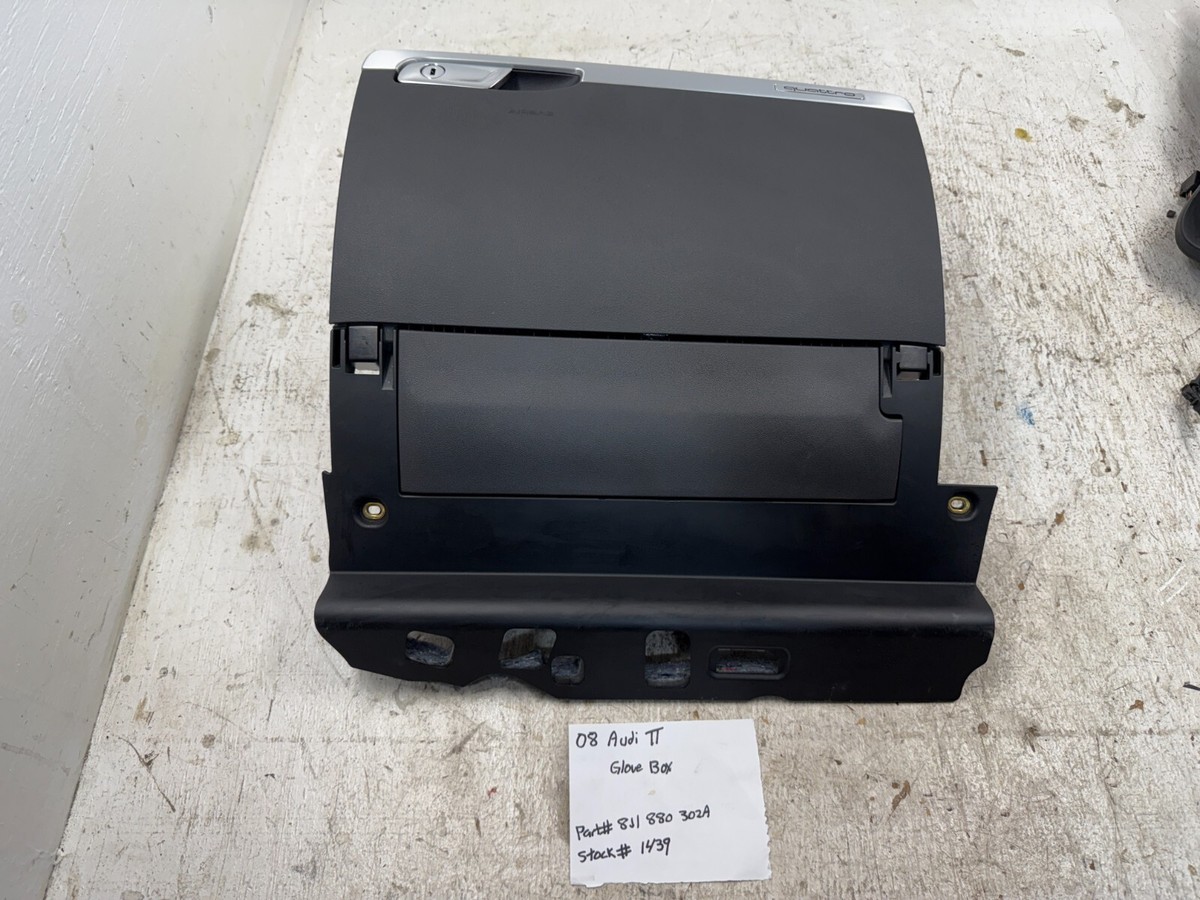 【T008】 08-14 Audi TT MK2 OEM DASH GLOVEBOX GLOVE BOX BLACK 8J1880302A | eBay