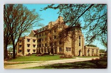 Postcard Illinois DeKalb IL Northern University Adams Hall 1960s Unposted Chrome