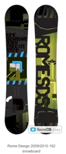 **NEW** Rome SDS Design 2009 - 2010 162cm Men's snowboard pro all mountain