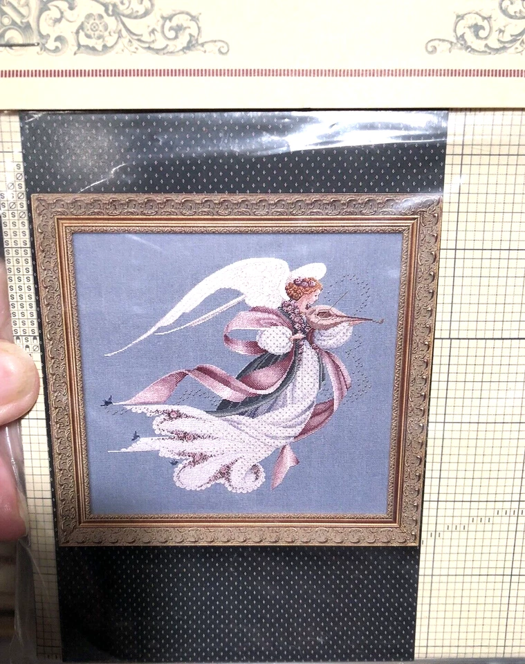 1991 - 1995 Lavender & Lace Angels Counted Cross Stitch Charts - Lot Of 5 - Image 4 of 4