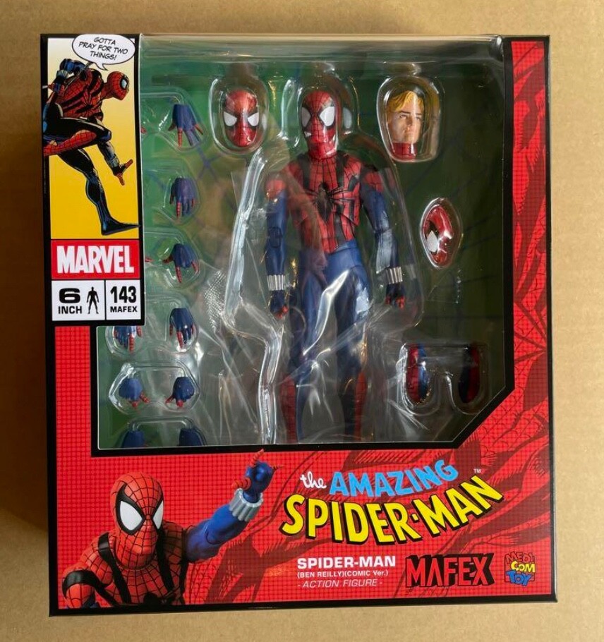 Action Figure MEDICOM TOY MAFEX No.143 SPIDER-MAN Ben Reilly Comic