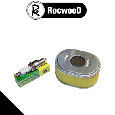 Service Kit Air Filter Spark Plug Compatible With Honda GX110 GX120 Engine