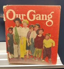 RARE 1934 " Our Gang "  THE LITTLE RASCALS SAALFIELD Hard Cover