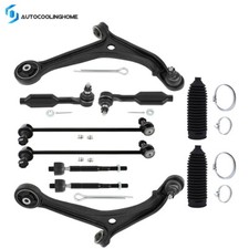 10pc Front Lower Control Arms Sway Bars Tie Rod Ends For 2005-2009 Honda Odyssey 10pc Front Lower Control Arms Sway Bars Tie Rod Ends For 2005-2009 Honda Odyssey