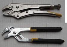 Stanley--2 different adjustable pliers...old er