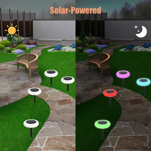 2PCS Solar LED Light Outdoor Waterproof Lawn Lamp Yard Landscape Color Changing - Picture 7 of 12