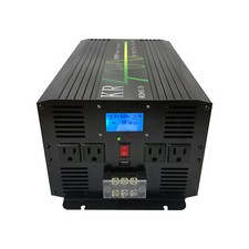Home Power Inverter 3000W Pure Sine Wave 12V 24V to 120V LCD Display Off Grid