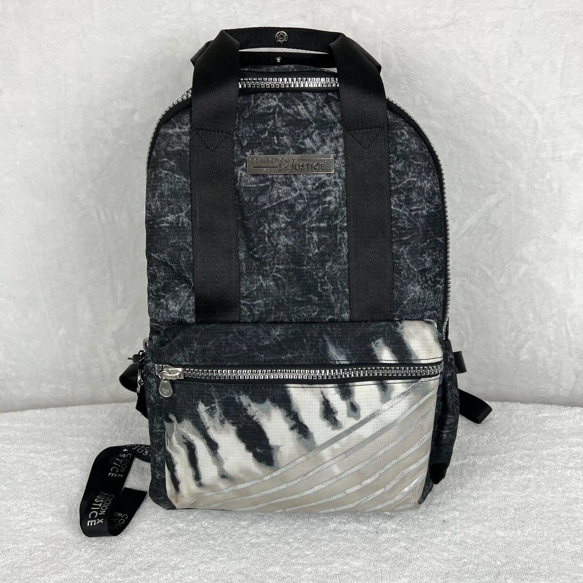 Boys black top school bag