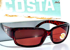 COSTA De Mar CABALLITO Tortoise POLARIZED Copper 580P Womens Sunglass CL 10