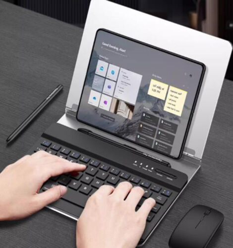 Klappbares Telefon Bluetooth Tastatur + Maus + kapazitiver Stift für Huawei Mate X5 X3 X2 - Bild 1 von 32
