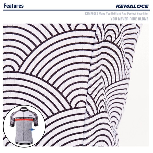 KEMALOCE Radtrikot Herren&Damen Sommer atmungsaktiv L XL 2XL 3XL 4XL Bike Jersey - Bild 83 von 229