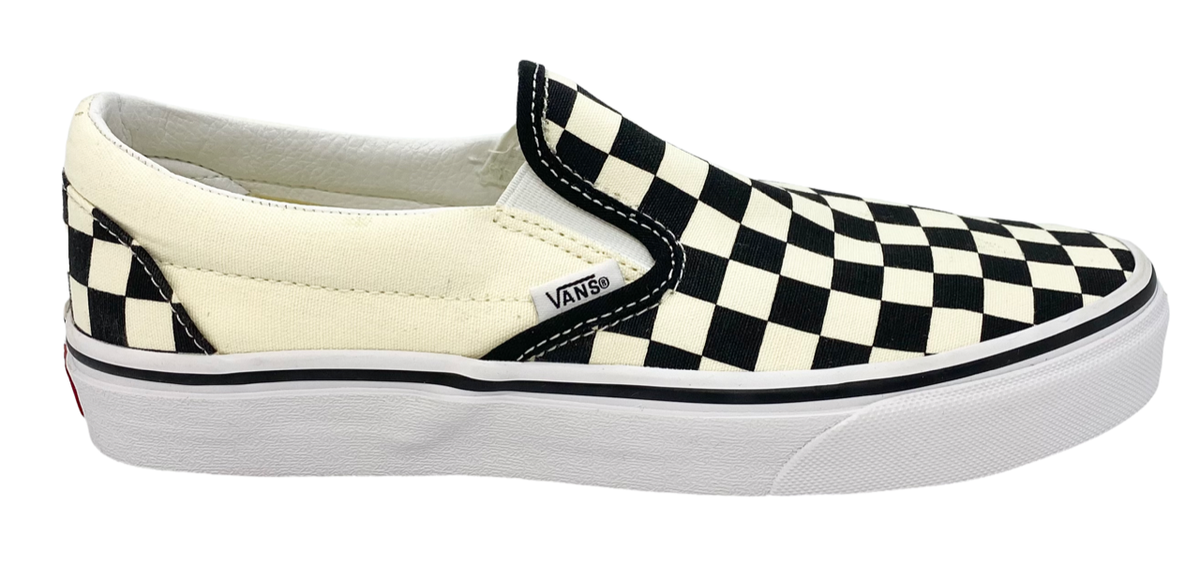 Vans Unisex Checkerboard Classic Slip-On Shoes - *Sizes 4 - 13