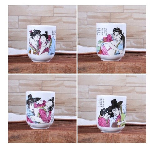 Traditional Folk Liquor Cup Soju Cup 5P Gift Set (Chunhwa) Korean Mukbang Soju - Picture 3 of 4