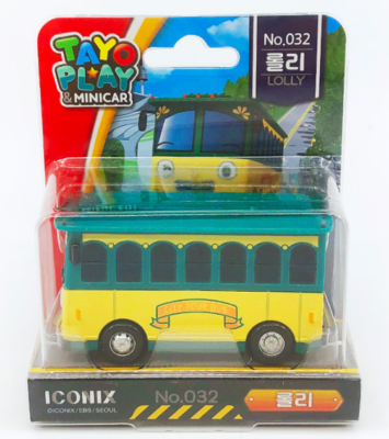 ICONIX The Little Bus TAYO PLAY & MINI CAR Plastic Model : LOLLY