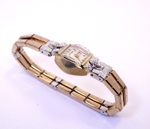 Ladies Vintage WITTNAUER 14k GOLD DIAMOND 17J 6N7 Winding Watch 45344 A137 LW2 - Picture 3 of 13