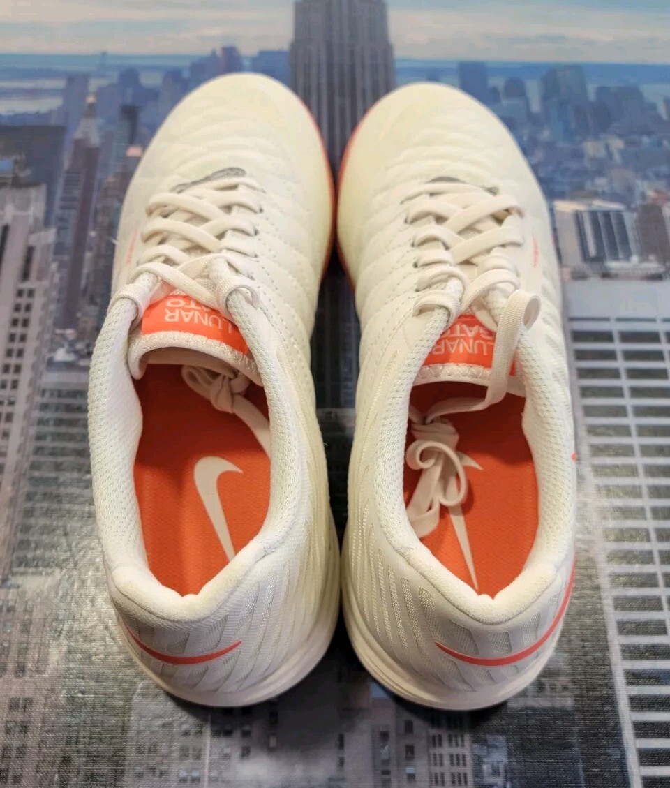 Nike LunarGato II 2 Phantom/Light Wild Mango Soccer Shoe Sz 11.5