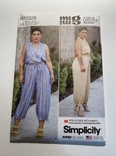 Simplicity  Pattern R11328 Size 16-24 Mrs. Jumpsuit  nn
