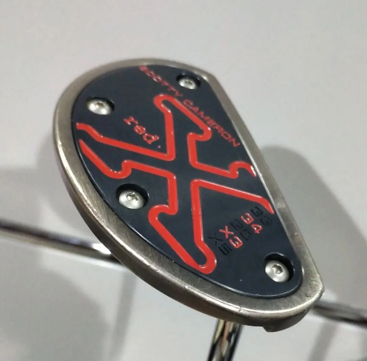 Scotty Cameron red/X 34 inch club putter with headcover Used From