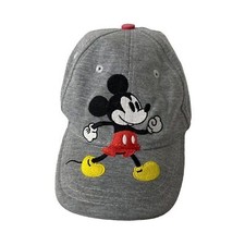 Mickey Mouse Hat Disney Kid  s Grey Embroidered Adjustable One Size