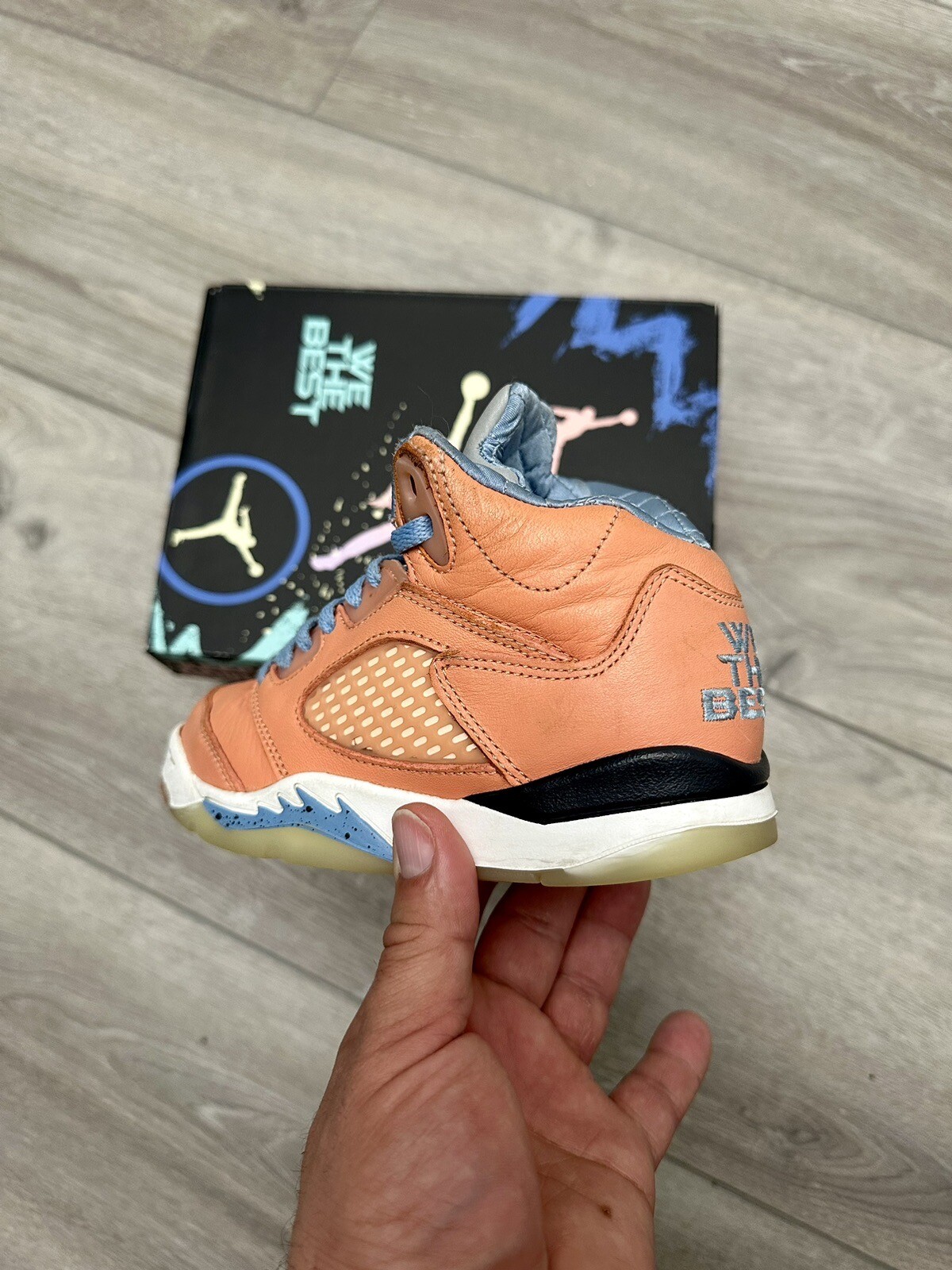 Jordan 5 Retro x DJ Khaled Mid We The Best Crimson Bliss PS Size 12