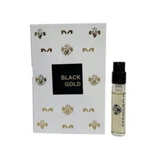 Mancera Black Gold EDP Vial Sample 2ml 0.07oz New With Card