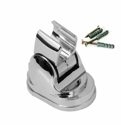 Verstellbare Chrom Wandmontage Badezimmer Duschkopf Halter Halterung ABS
