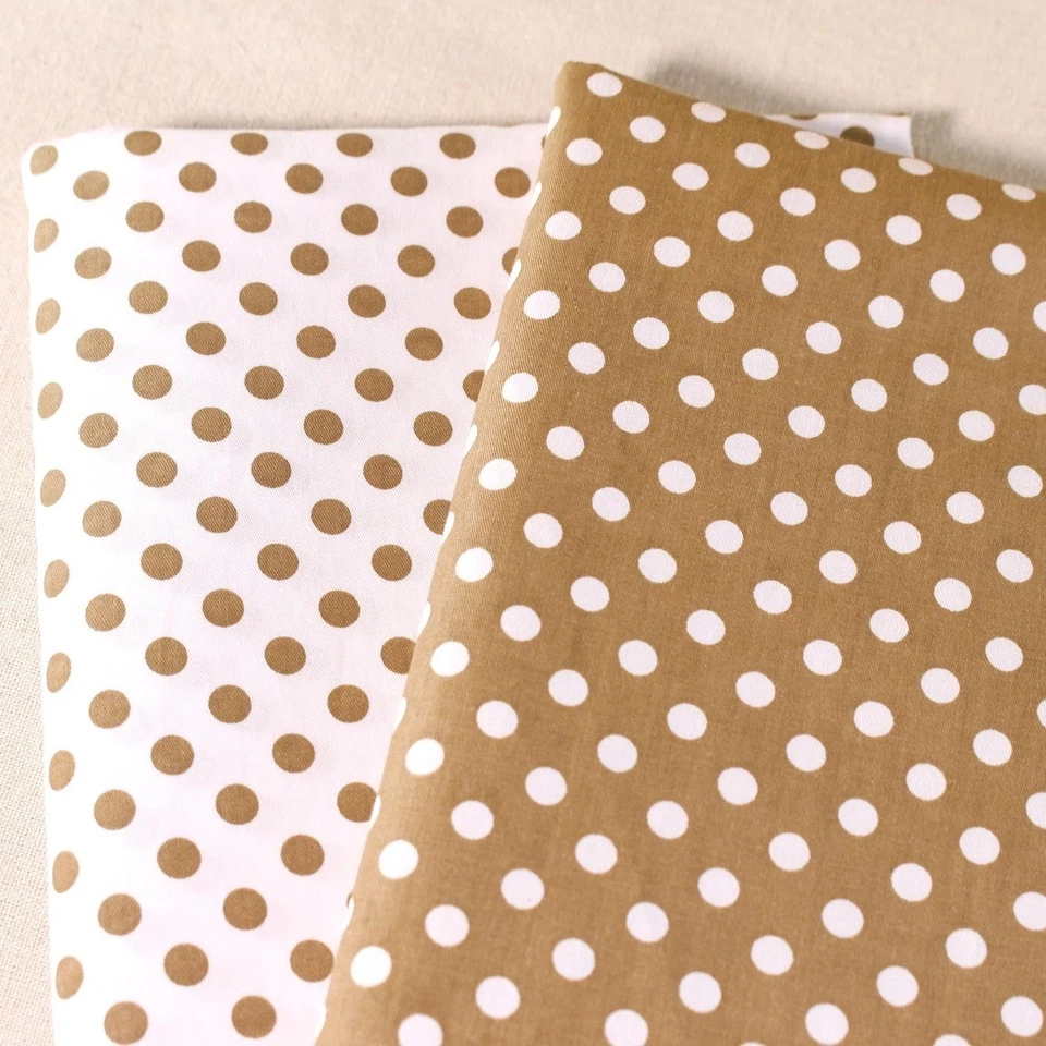 20 Mix Khaki Cotton Fabric 20cm Squares Precut Quilting Sewing Patchwork DIY - Image 4 of 4