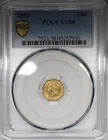 1853 Gold Liberty Dollar PCGS AU58 Circulated Coin
