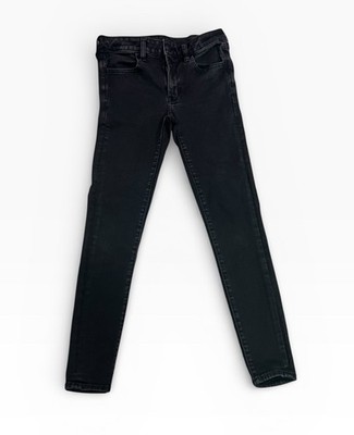 American Eagle Outfitters Jeans Womens 6 Regular Black Next Level Stretch Skinny