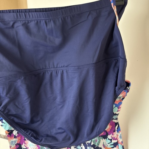 Conjunto de Traje de Baño Tankini Leilani Talla 10 Parte Superior de Natación Parte Inferior 2 Piezas Floral Nuevo - Imagen 6 de 8