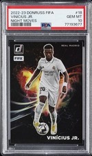 2022 PANINI DONRUSS FIFA NIGHT MOVES #18 VINICIUS JR. PSA 10