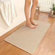 YDKGL Non Slip Bathroom Rugs 24x48 Soft Absorbent Quick Dry Foam Textured Bath M