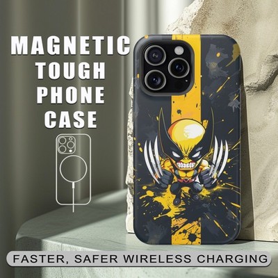 Magnetic Tough Phone Case Furious Mutant Claws. Embedded magnet, wireless charge