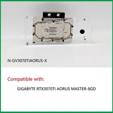 Granzon GPU Water Block Use For GIGABYTE RTX3070TI AORUS MASTER-8GD