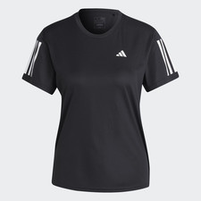 Adidas Women's Own The Run Tee, Style IC5188, Size XS, Color Black