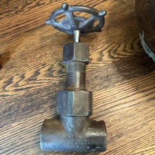 Henry Vogt 1" Gate Valve Forged Steel A105 800 WP Cleaned Industrial Nice