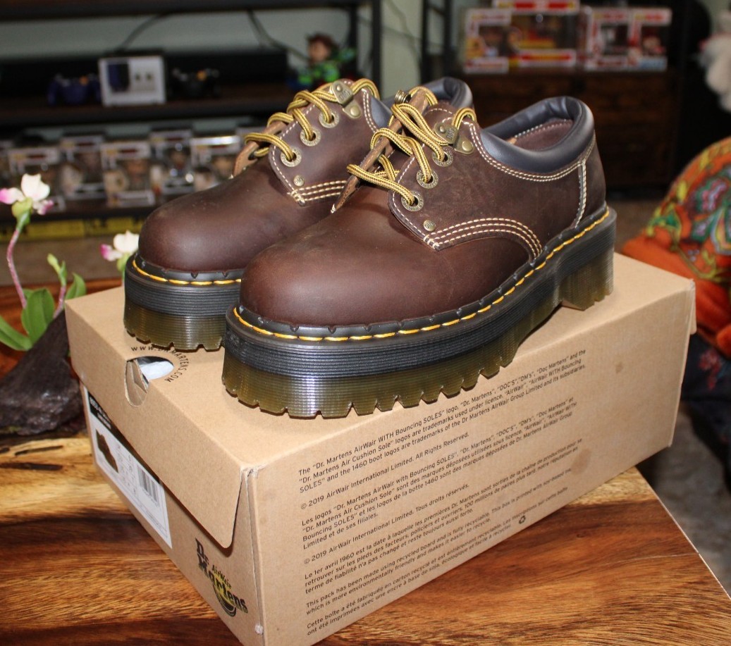 Dr.Martens 箱あり 24cm Buy Dr. Martens 8053 4i Quad Arc Shoes Men's Multi Size Dark Brown