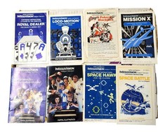 Intellivision Manuals Set of 8 For Video Games Manuals Only GA137