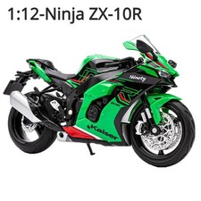 1:12 Kawasaki Ninja ZX-10R Motorcycle Car Toy Model Alloy Diecasting Model Gifts